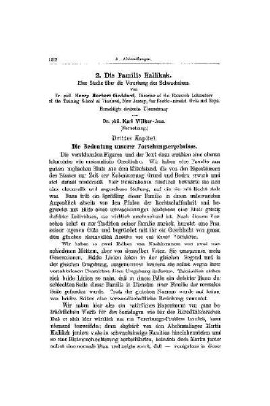 Die Familie Kallikak : eine Studie über die Vererbung des Schwachsinns ; (Fortsetzung)