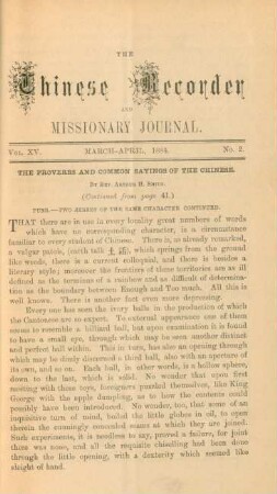 No. 2, March - April, 1884