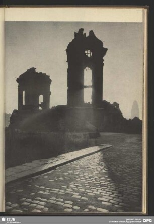 Frauenkirche-Ruine in Dresden