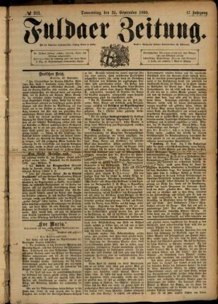 Ausgabe vom Donnerstag, den 25. September 1890.