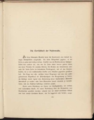 Die Oertlichkeit der Nachtwache.