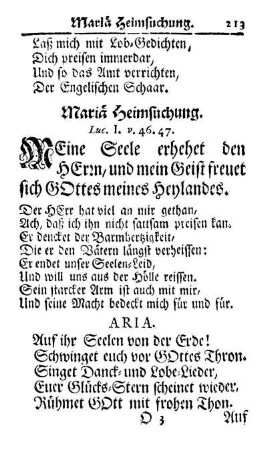 Mariä Heimsuchung.