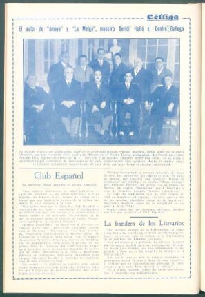 Club Español : Su meritoria labor durante el último ejercicio