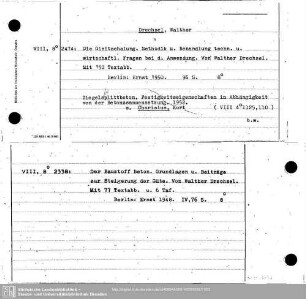 Drechsel, Walther