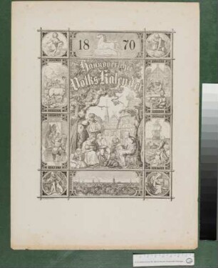 Titelblatt zum Hannoverschen Volkskalender 1870