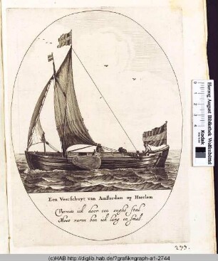 Een Veerschuyt van Amsterdam op Haarlem.