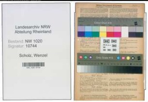 Entnazifizierung Wenzel Scholz , geb. 09.01.1897 (Kinobesitzer)