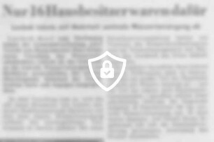 [Name maskiert] Hausbesitzer waren dafür