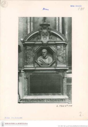 Grabmal für Antonio Ghirlandaio (gest. 1669), apostolischer Protonotar