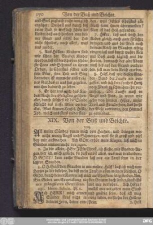 XIX. Von der Buß und Beichte.