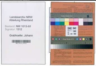 Entnazifizierung Johann Grabhoefer , geb. 14.09.1896 (Schlosser)