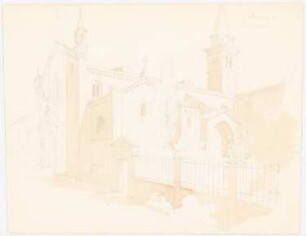 Santa Corona, Vicenza: Perspektivische Ansicht