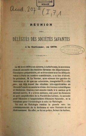 Bulletin de la Société Académique de Brest. [7.] 1871