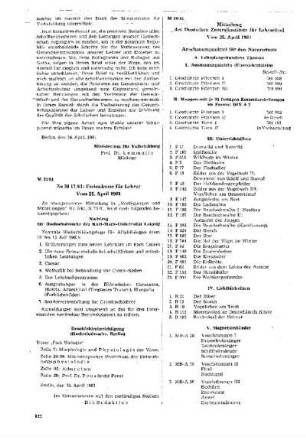Mitteilung des Deutschen Zentralinstituts für Lehrmittel : 38/61Vom 25. April 1961 ; [Mitteilungen]