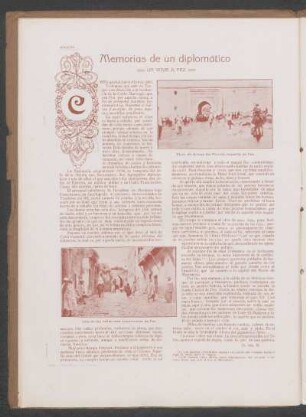 Memorias de un diplomático : Un viaje a Fez