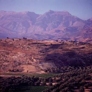 Kreta. Messará und Ida. Blick vom Faistós-Hügel