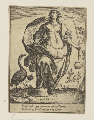 Die Wachsamkeit (Schiaminossi, Eigenschaften der Seele, 1605)