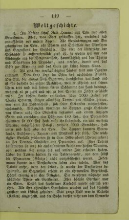 Weltgeschichte