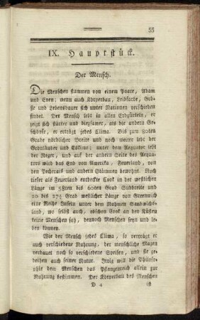 IX. Hauptstück. Der Mensch.
