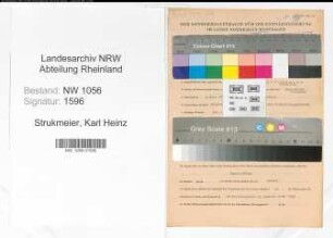 Entnazifizierung Karl Heinz Strukmeier , geb. 04.07.1909 (Angestellter)