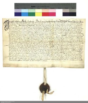 Revers Kaspars Schutzbar genannt Milchling bezüglich der Belehnung mit dem Dorf Herbstein mit Zent und Landgericht durch Wolfgang [Schutzbar gen. Milchling], Abt von Fulda