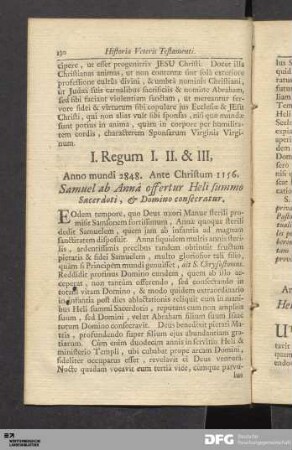 Liber I. Regum.