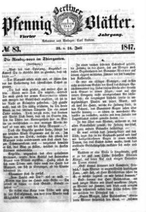No. 83, 23. u. 24. Juli
