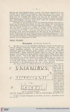 9: Kreuznach, römische Inschrift