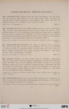 Verschiedene Provenienzen (Nr. 493-527)