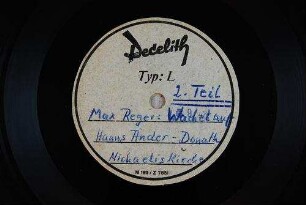 Orgelchoral "Wachet auf, ruft uns die Stimme" : Teil II der Einspielung / Max Reger