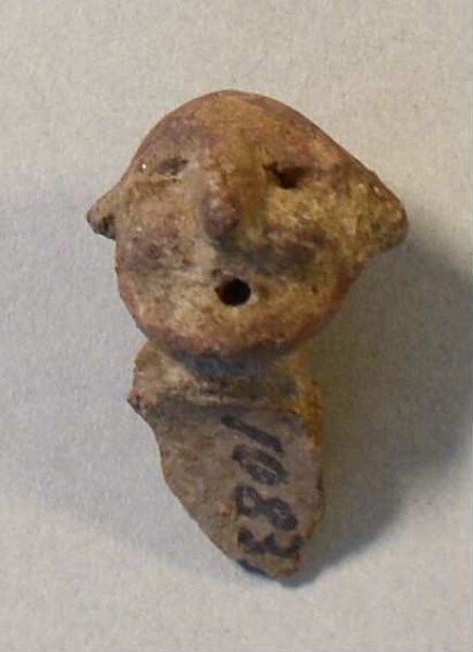 Clay head (fragment)