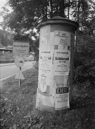 Kipsdorf, Ortseingangsschild