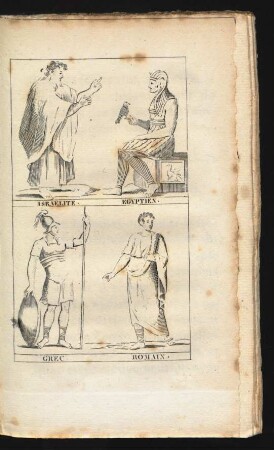 Tafel: Israelite. Egyptien. Grec. Romain.