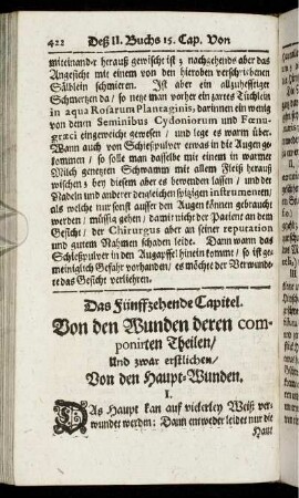 Das Fünffzehende Capitel.