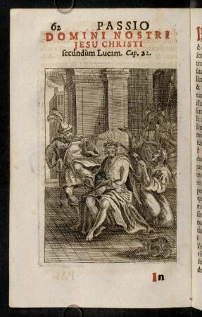 62-191, Passio Domini nostri Jesu Christi secundum Lucam.