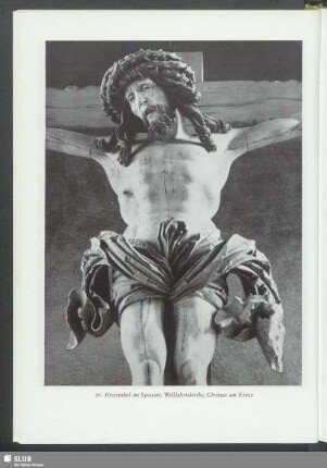 Hessenthal im Spessart, Wallfahrtskirche, Christus am Kreuz