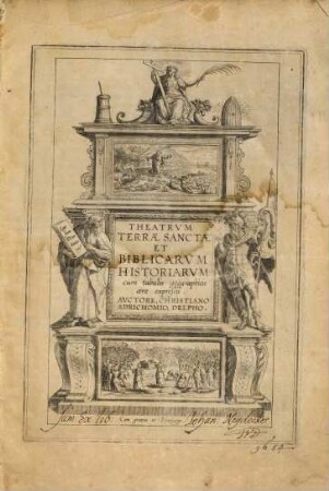 Theatrvm Terrae Sanctae Et Biblicarvm Historiarvm : cum tabulis geographicis aere expressis