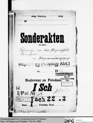 Lehrgänge für Polizeianwärter und Oberwachtmeisteranwärter an der Polizeischule Neuruppin