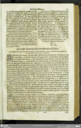Auslegung des siebenden Psalms