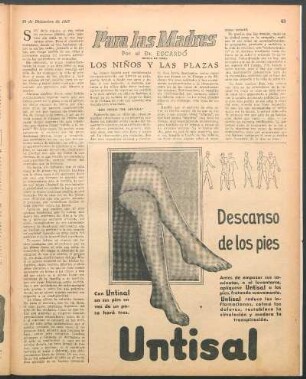 Para las madres : Los niños y las plazas