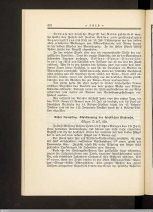 Erster Kampftag. Eindämmung des feindlichen Einbruchs
