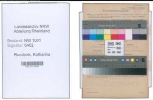 Entnazifizierung Katharina Rueckels , geb. 02.05.1882 ()