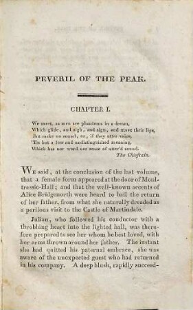 Peveril of the Peak : in four volumes, 3