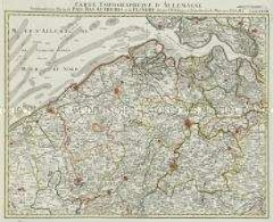 Grand Atlas . Bl. 28 (Belgien, Flandern): Contenant une Partie de Pais Bas Autriches et de Flandre