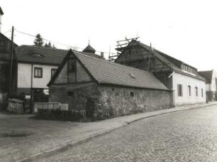 Cossebaude, Talstraße 9. Dreiseithof (Alte Presse, Alte Schule) (1850)