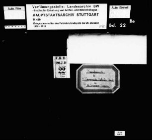 Kriegsstammrolle der 4. Kompanie des Feldrekrutendepots