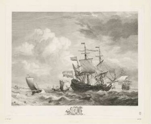 A Brisk Gale, aus: "The Most Capital Paintings in England (Sculptura Britannica)"