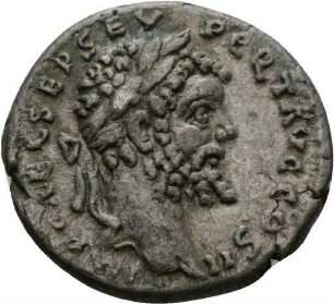 Denar des Septimius Severus mit Darstellung der Spes