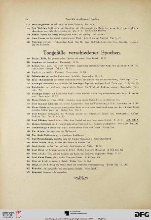 Tongefäße verschiedener Epochen (Nr. 837-864)