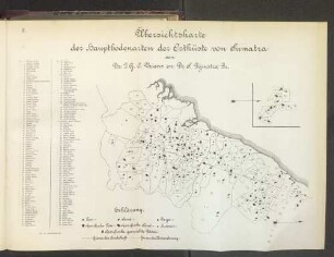 Übersichtskarte der Hauptbodenarten der Ostküste von Sumatra von Dr. J. G. C. Vriens en Dr. S. Tijmstra Bz.